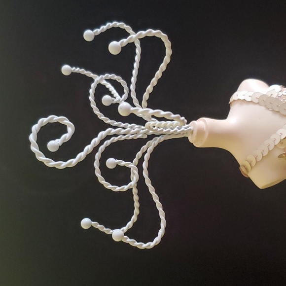 SOLD SOLD !Ball gown, Mannequin Jewelry stand silver - Picture 7 of 16